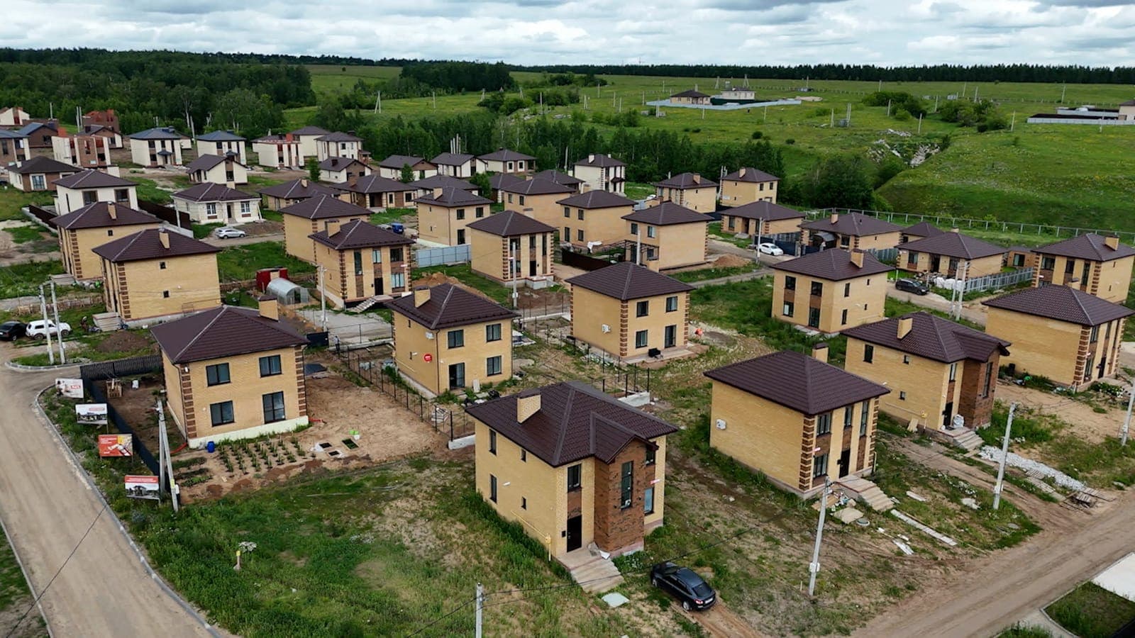 Посёлок ВамДом Чебакса с воздуха
